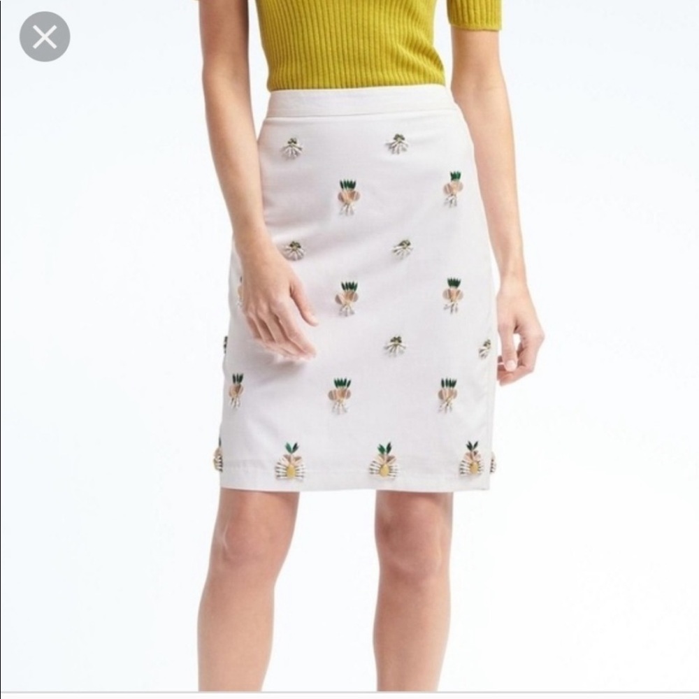 Banana Republic | Pineapple Pencil Skirt